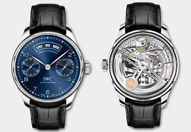 Reviews Of IWC Portugieser Copy Swiss Watches With Night Blue Dials For Cheap Sale